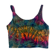 Tie-Dye Stretchy Crop Top