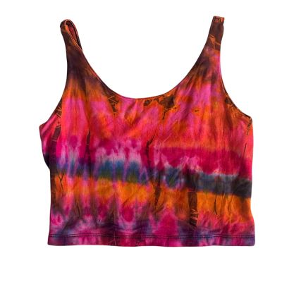 Tie-Dye Stretchy Crop Top